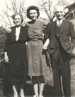 Cordie Lee, Edna (Beeler) Crowell, and Daniel Pleasant Beeler