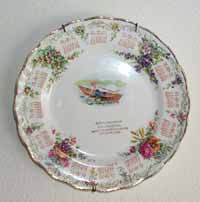 Nic. Hubing Co. Calendar Plate