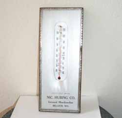 Nic. Hubing Co. Thermometer