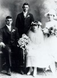 Frank and Elizabeth (McQuillan) Verhyen wedding